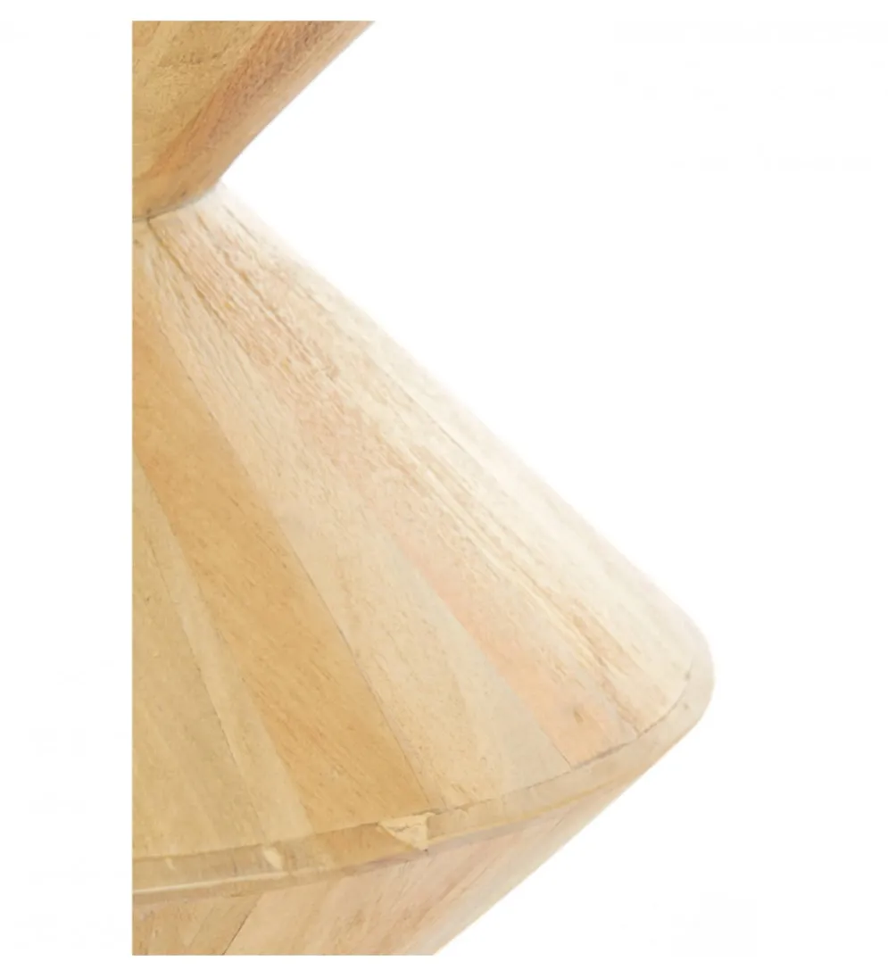 Stolik kawowy boczny LARUS 50 cm drewno mango naturalny