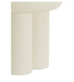 Stolik kawowy boczny MIZUHO 50 cm kremowy