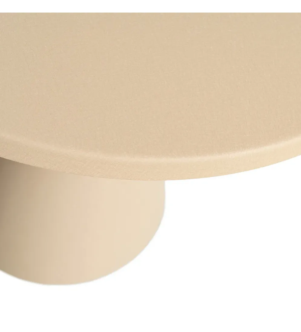 Stolik kawowy boczny OFERAN 50 cm taupe
