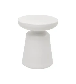 Stolik kawowy boczny PACO 41 cm biały