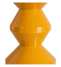 Stolik kawowy boczny PETARNO 47 cm musztardowy