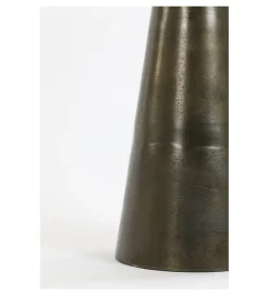 Stolik kawowy boczny PHILOS 61 cm antyczny brąz