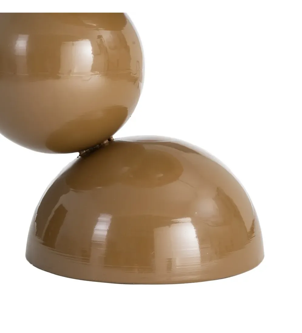 Stolik kawowy boczny SYLVIAM 58 cm brązowy naturalny