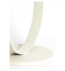 Stolik kawowy boczny TRIANA 65 cm kremowy mat