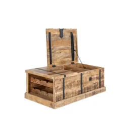 Stolik kawowy Bodega 100 cm drewno mango