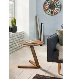 Stolik kawowy BOHA 45 cm drewno sheesham