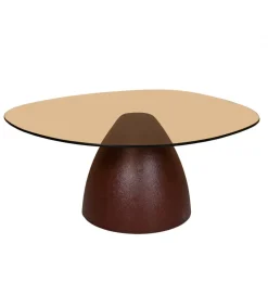 Stolik kawowy Brix Mylon 86 cm Burgundowy