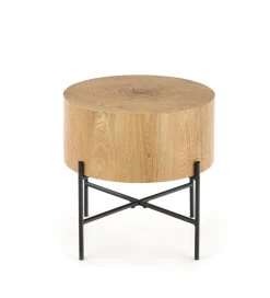 Stolik kawowy BROOKLYN 45 cm w optyce dąb