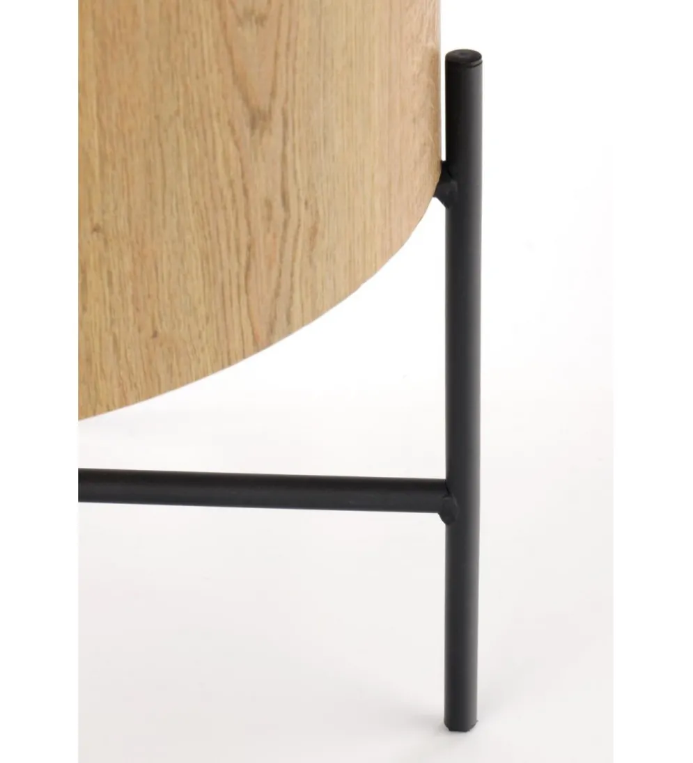 Stolik kawowy BROOKLYN 45 cm w optyce dąb