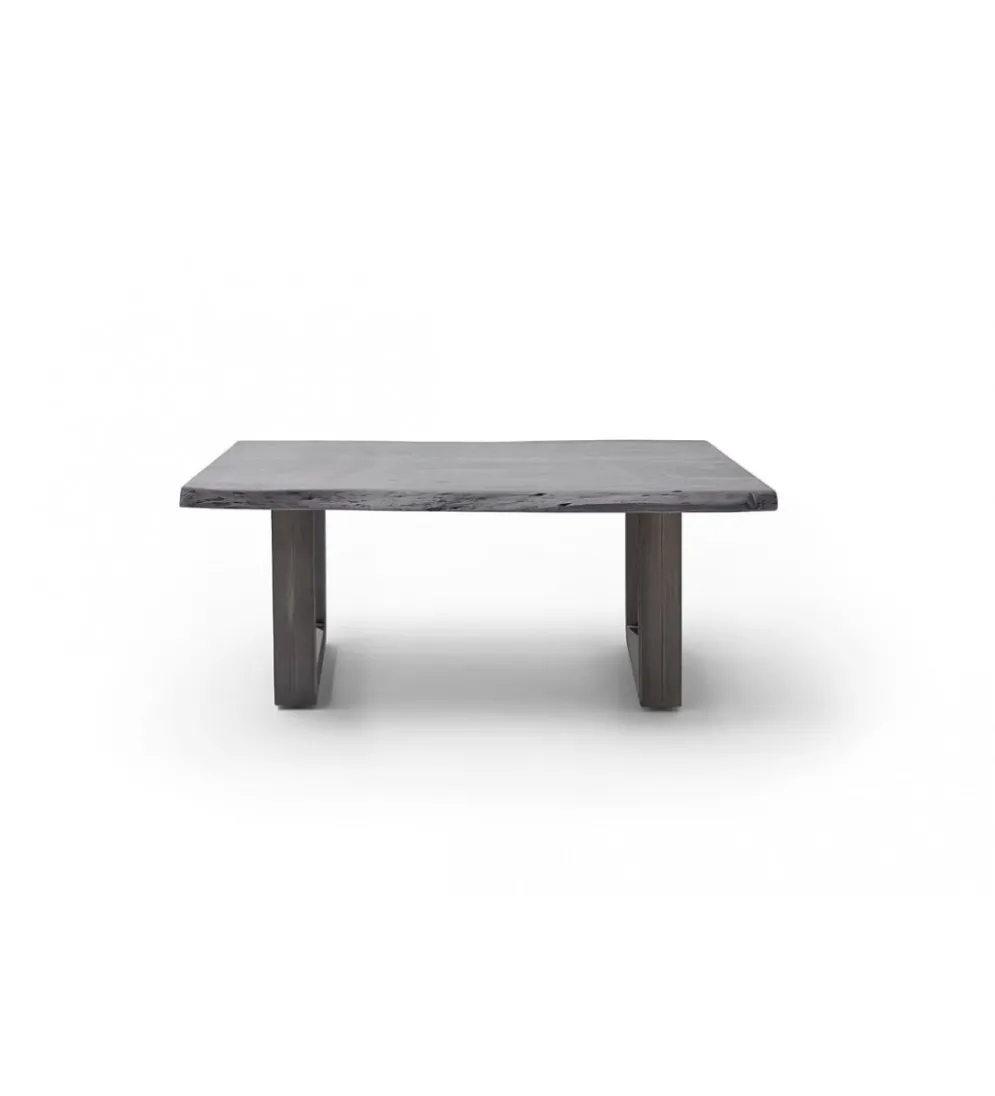 Stolik Kawowy CARTAGENA 110 Cm Akacja W kolorze szarym