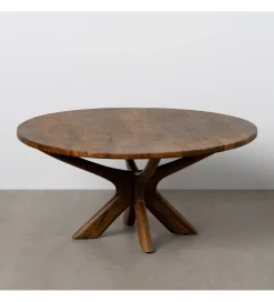 Stolik kawowy CENTRONA 100 cm drewno mango