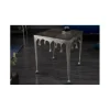 Stolik Kawowy 50 cm Mystic Liquid Line Srebrny