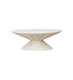 Stolik kawowy CONICA 122 cm drewno mango