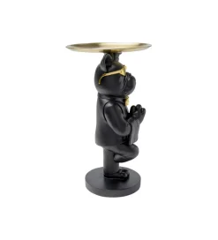 Stolik kawowy COOL BULLDOG TRAY 34 cm czarny
