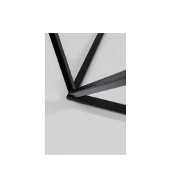 Stolik kawowy  CRISTALLO 80 cm x 80 cm czarny