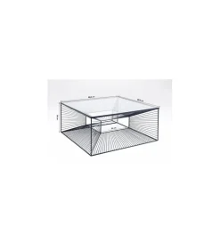 Stolik kawowy DIMENSION 80 cm czarny