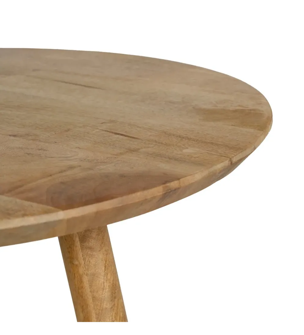 Stolik kawowy DREKEO 60 cm drewno mango