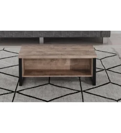 Stolik kawowy EMILE 110 cm w optyce dąb tytoniowo-brązowy