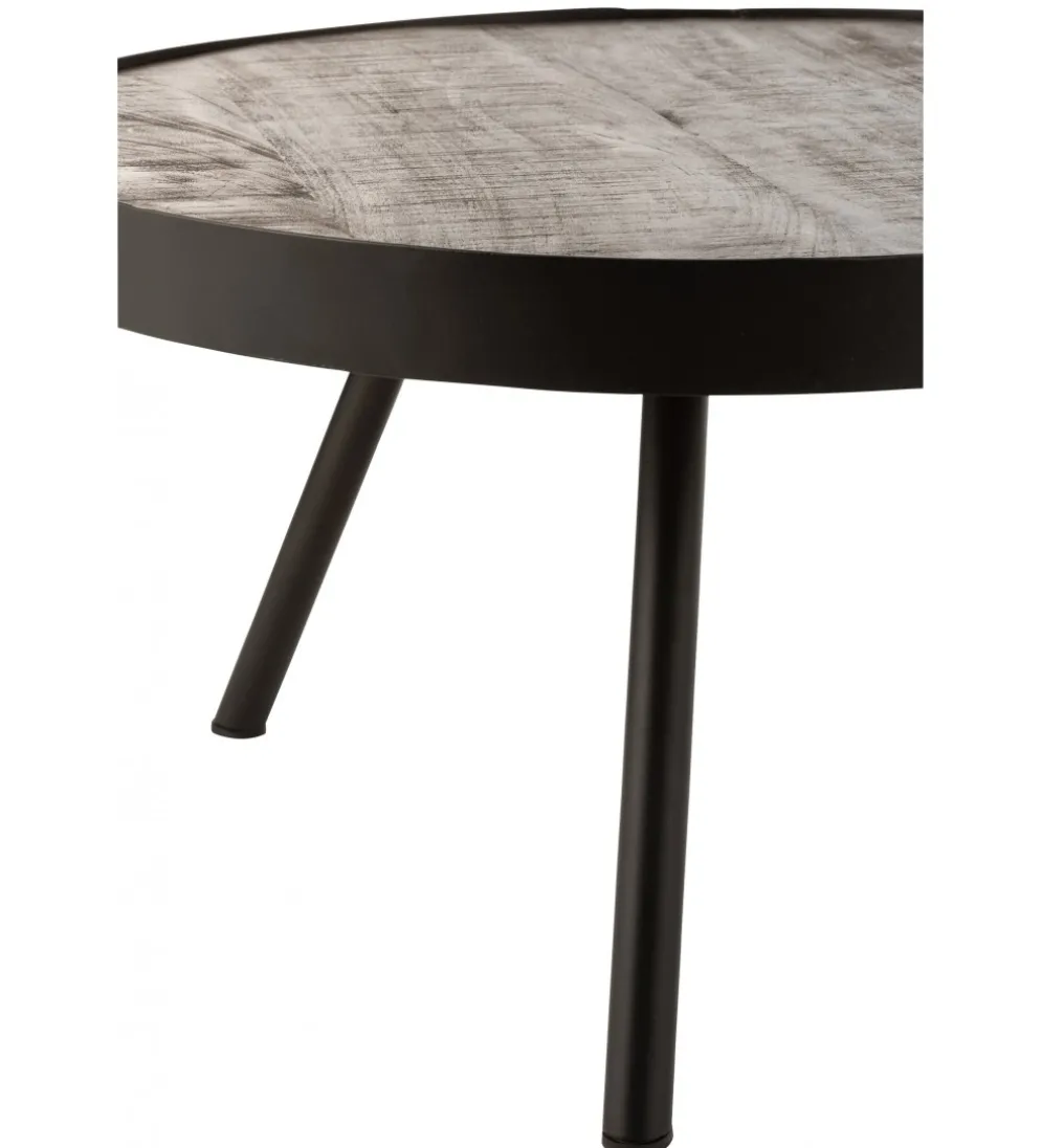 Stolik kawowy Fien 50 cm drewno mango