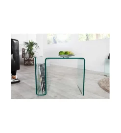 Stolik kawowy GEISTER Fantome 50 cm szklany