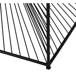 Stolik kawowy GEMETRO 80 cm czarny