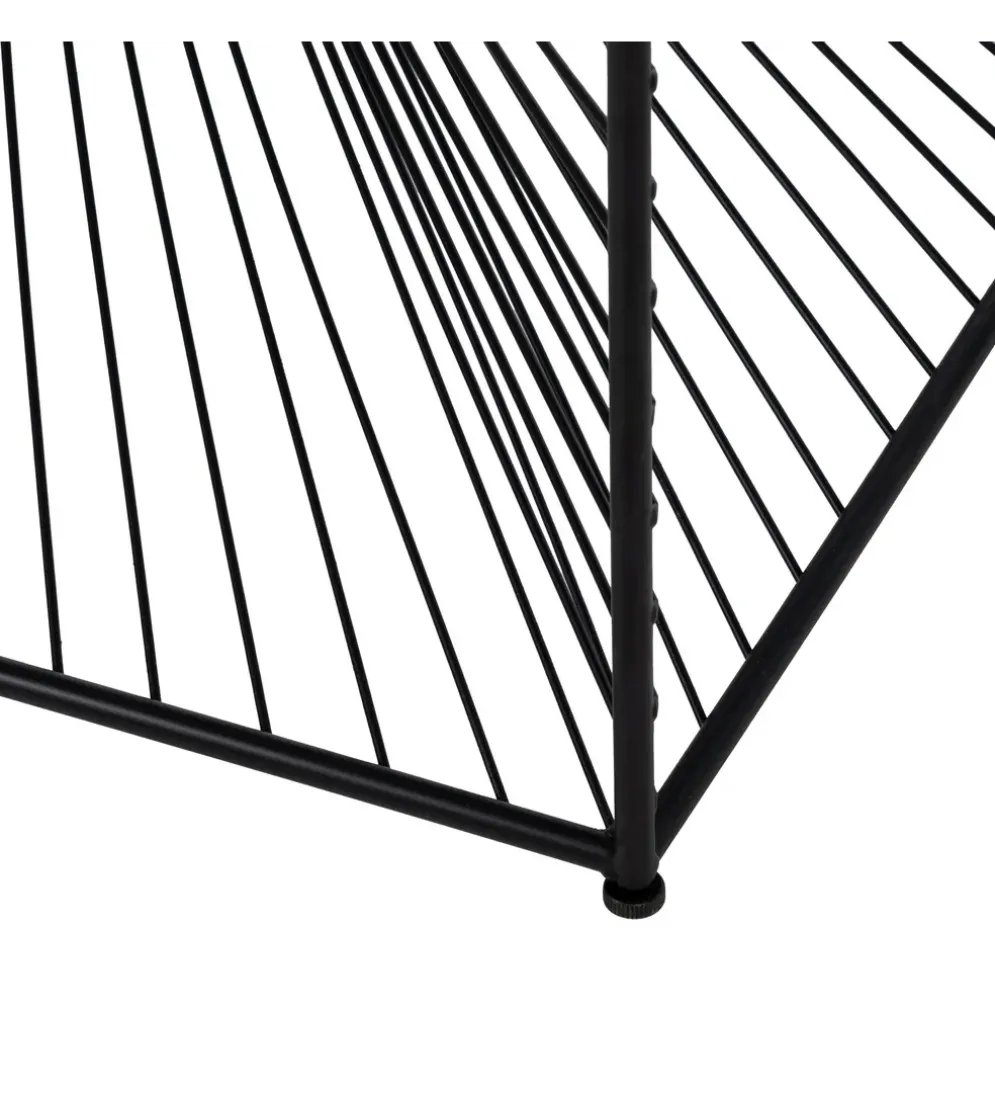 Stolik kawowy GEMETRO 80 cm czarny