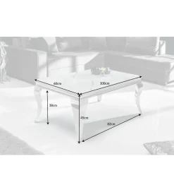 Stolik kawowy GLORIA 100 cm w optyce marmuru