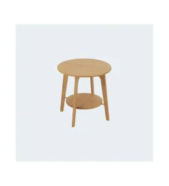Stolik kawowy HERMA 50 cm bambus naturalny