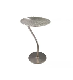 Stolik kawowy KUFUMU 41 cm srebrny