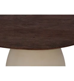 Stolik kawowy MARONI 50 cm drewno mango brąz