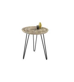 Stolik Kawowy NEVIS 46 cm drewno mango