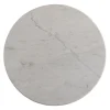 Stolik kawowy NIZAMES 80 cm drewno mango marmur