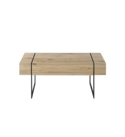 Stolik kawowy PAPHOS 110 cm w optyce dąb sękaty