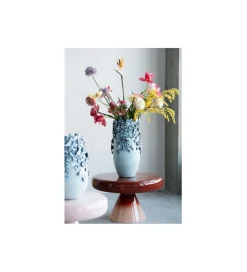 Stolik kawowy RICI 60 cm gradient czerwony