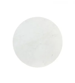 Stolik kawowy RICKERD 76 cm biały marmur antyczne złoto