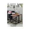 Stolik kawowy SAKURA set 2 dębowe
