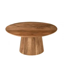 Stolik kawowy SELVETOR 80 cm drewno mango