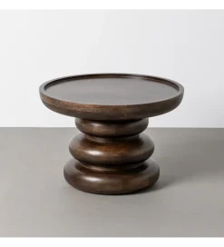 Stolik kawowy TERANMO 41 cm drewno mango