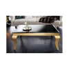 Stolik kawowy TRENTINO Modern Barock 100 cm czarny