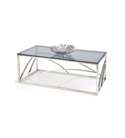Stolik kawowy UNIVERSE 120 cm srebrny
