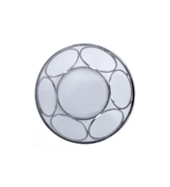 Stolik kawowy VENUS 80 cm srebrny