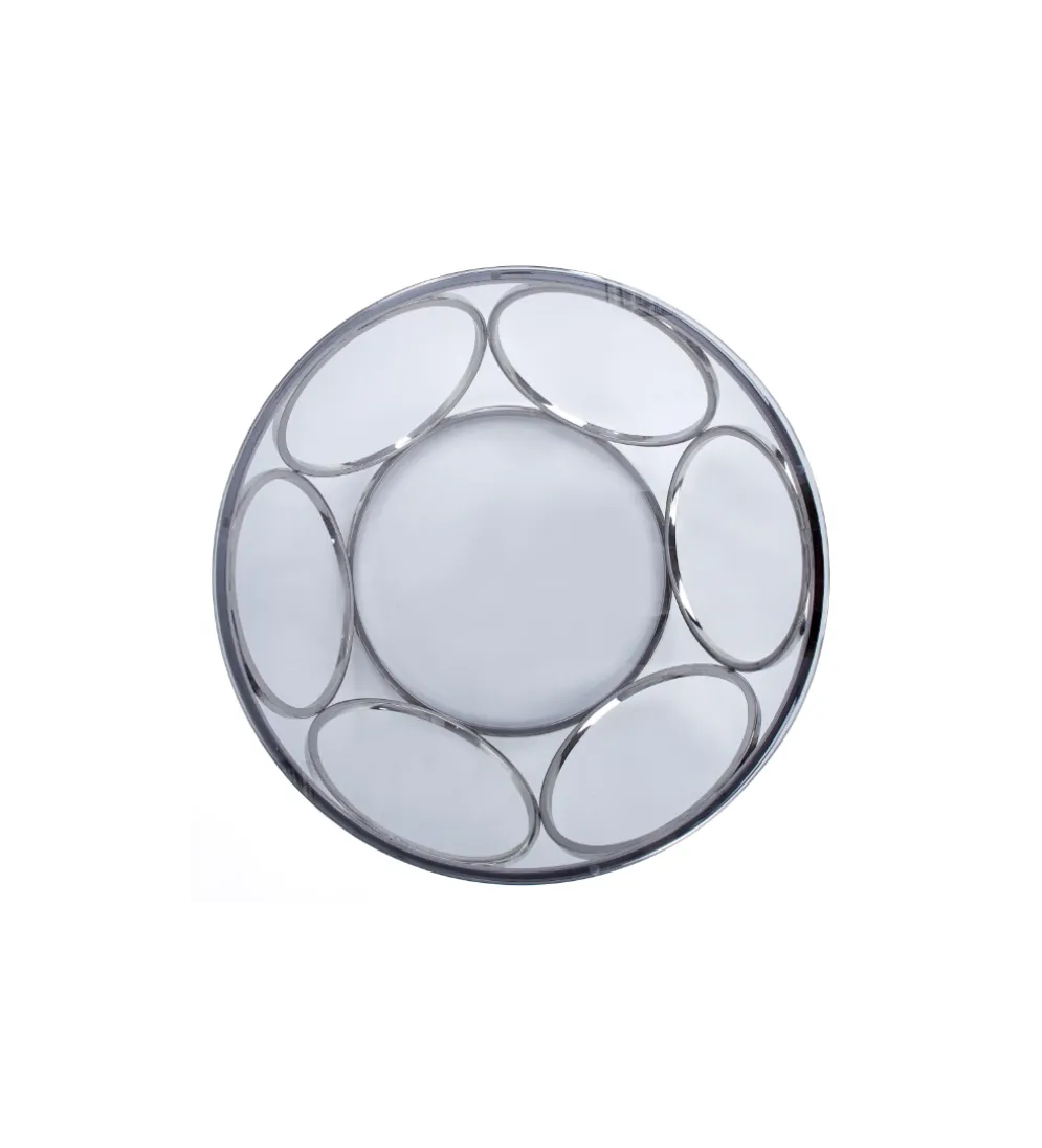 Stolik kawowy VENUS 80 cm srebrny