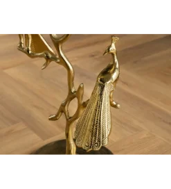 Stolik kawowy WILDLIFE PEACOCK 60 cm złoty