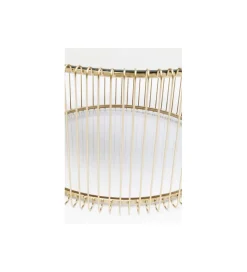 Stolik kawowy Wire Brass set 2 złoty