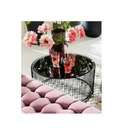 Stolik kawowy Wire SET 2 czarny