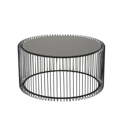 Stolik kawowy Wire SET 2 czarny