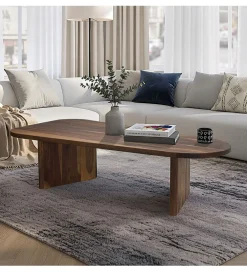 Stolik kawowy WOHNLING 120 cm drewno sheesham