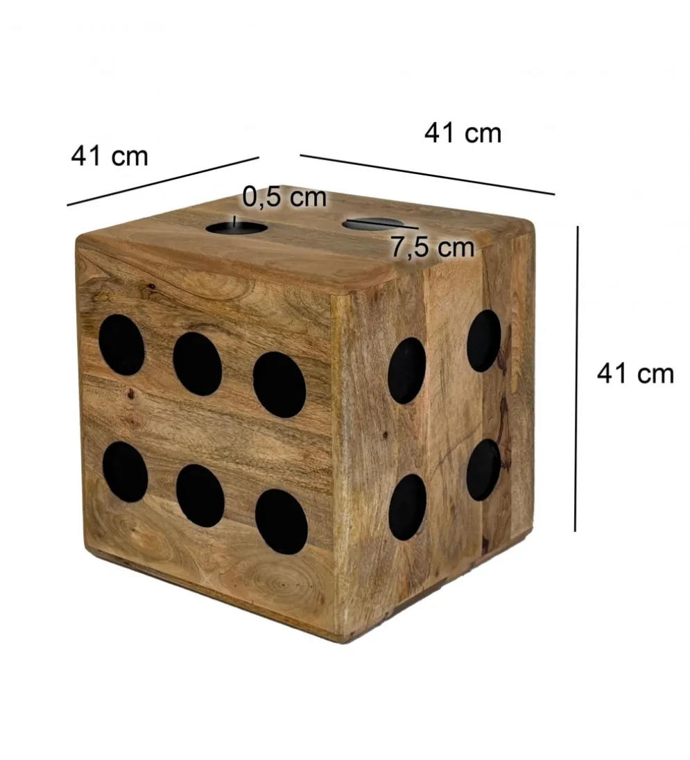 Stolik kawowy WOHNLING 41 cm drewno mango