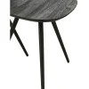 Stolik kawowy ZAMBIA set 2 drewno teak czarny