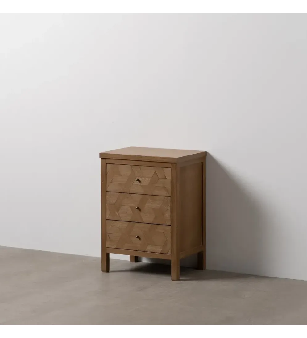 Stolik nocny BRAYAN 66 cm naturalny